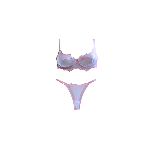 LUMINÉ BABY PINK– Čipkasti baby pink