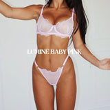 LUMINÉ BABY PINK– Čipkasti baby pink